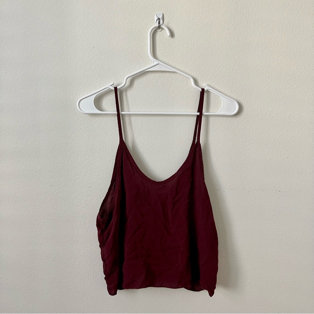 Brandy Melville Wine Red Tank Top